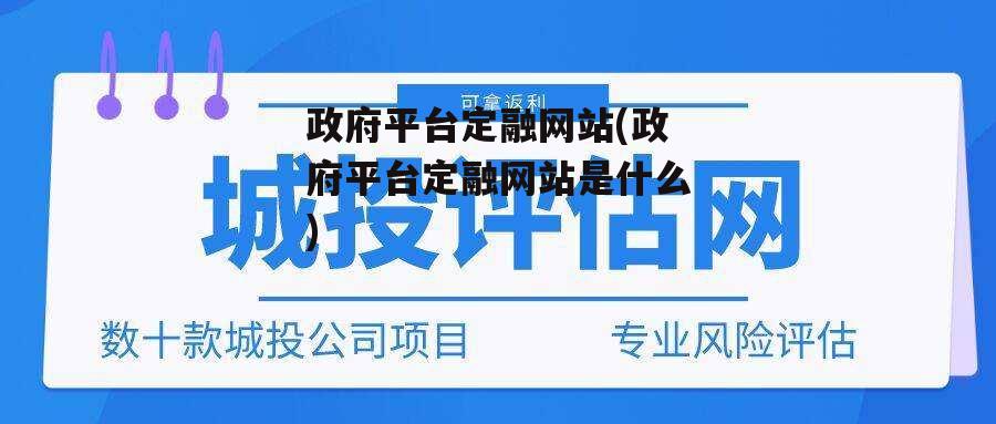 政府平台定融网站(政府平台定融网站是什么)