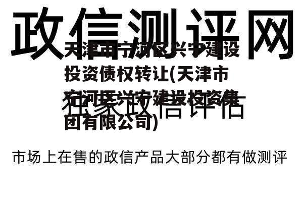 天津市宁河区兴宁建设投资债权转让(天津市宁河区兴宁建设投资集团有限公司)