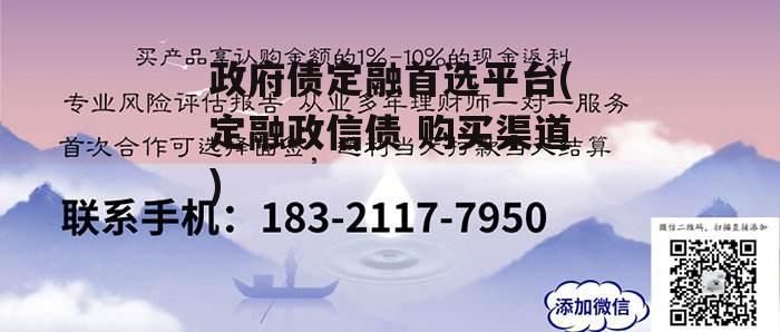 政府债定融首选平台(定融政信债 购买渠道)