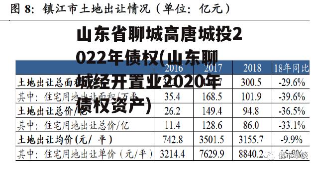 山东省聊城高唐城投2022年债权(山东聊城经开置业2020年债权资产)