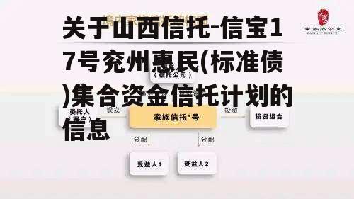 关于山西信托-信宝17号兖州惠民(标准债)集合资金信托计划的信息