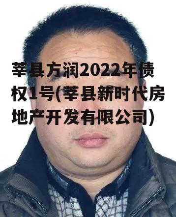 莘县方润2022年债权1号(莘县新时代房地产开发有限公司)