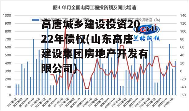 高唐城乡建设投资2022年债权(山东高唐建设集团房地产开发有限公司)