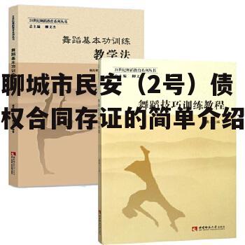 聊城市民安（2号）债权合同存证的简单介绍