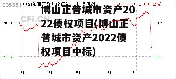 博山正普城市资产2022债权项目(博山正普城市资产2022债权项目中标)