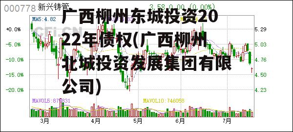 广西柳州东城投资2022年债权(广西柳州北城投资发展集团有限公司)