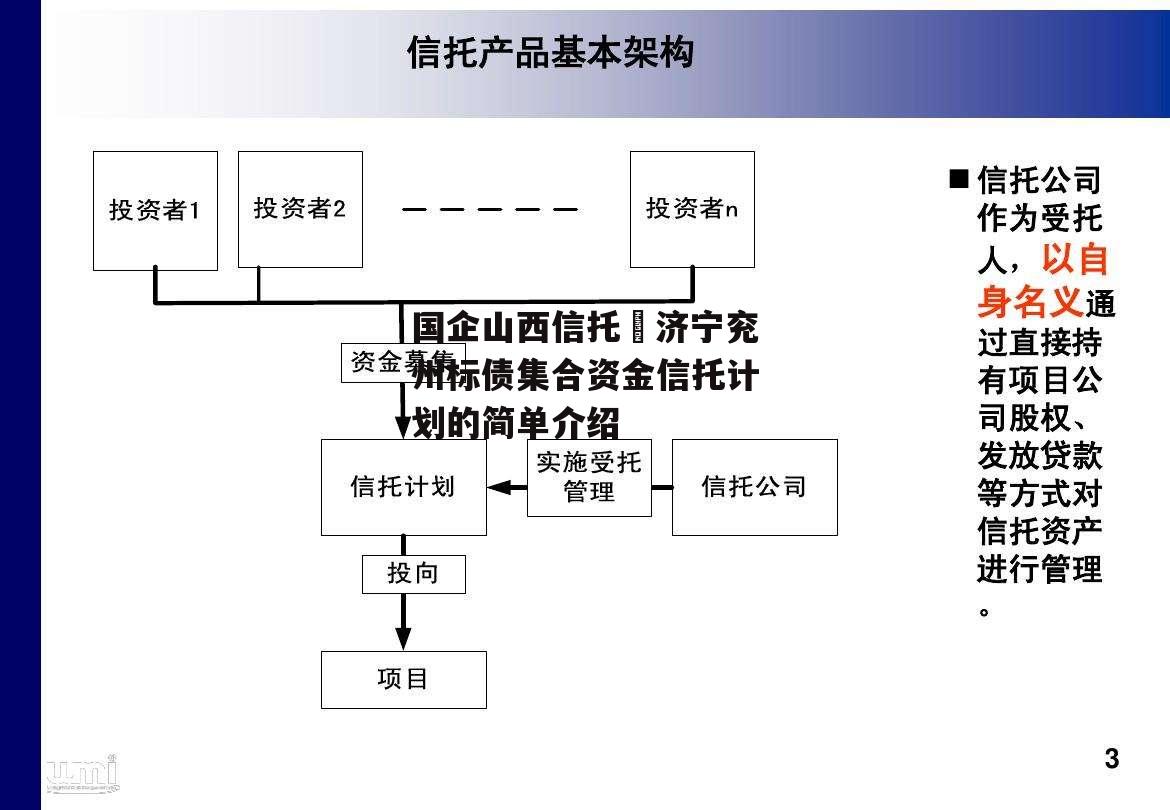 国企山西信托–济宁兖州标债集合资金信托计划的简单介绍