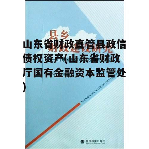 山东省财政直管县政信债权资产(山东省财政厅国有金融资本监管处)