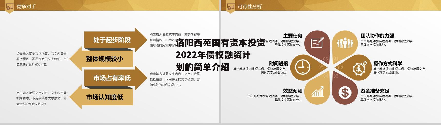 洛阳西苑国有资本投资2022年债权融资计划的简单介绍