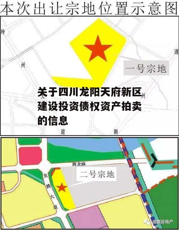 关于四川龙阳天府新区建设投资债权资产拍卖的信息