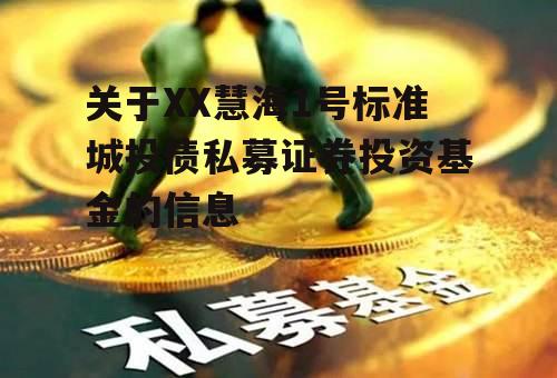 关于XX慧海1号标准城投债私募证券投资基金的信息