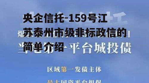 央企信托-159号江苏泰州市级非标政信的简单介绍