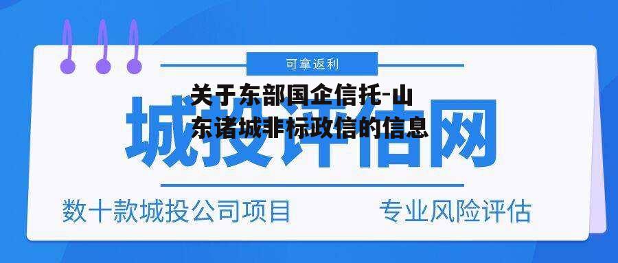 关于东部国企信托-山东诸城非标政信的信息