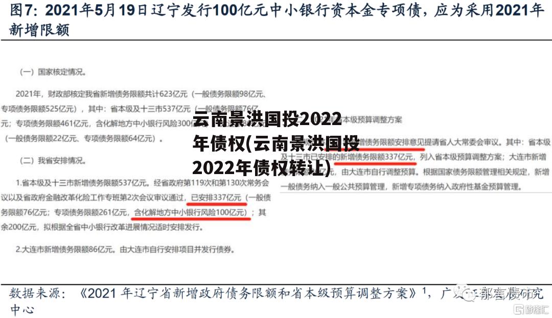 云南景洪国投2022年债权(云南景洪国投2022年债权转让)