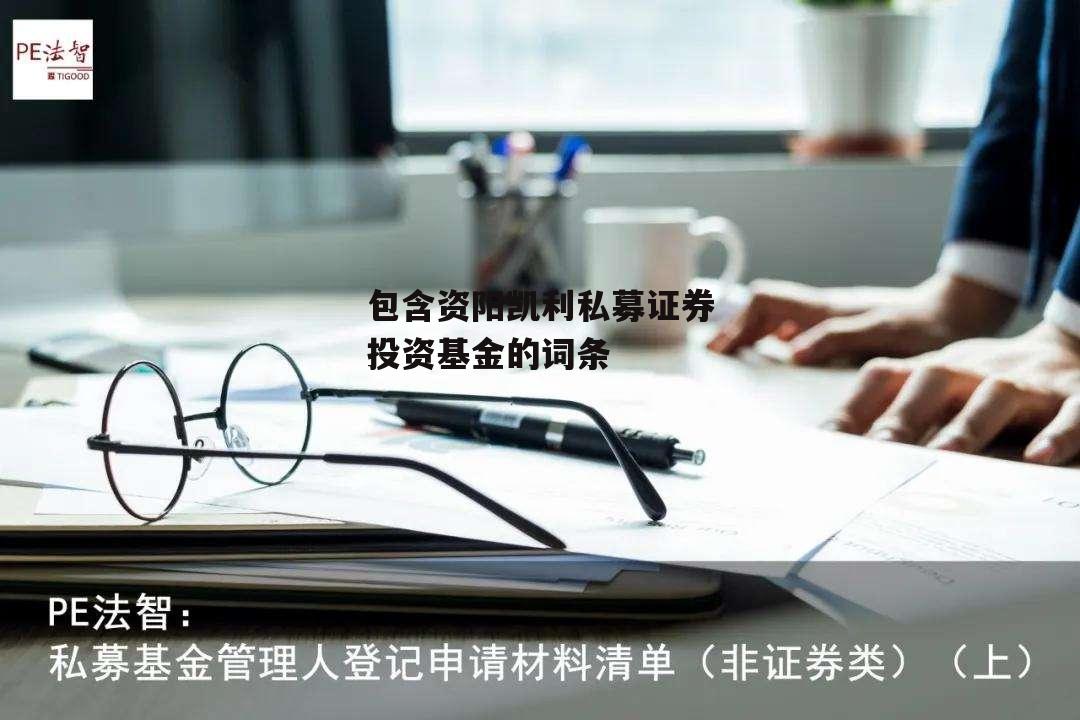 包含资阳凯利私募证券投资基金的词条