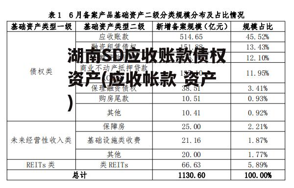 湖南SD应收账款债权资产(应收帐款 资产)