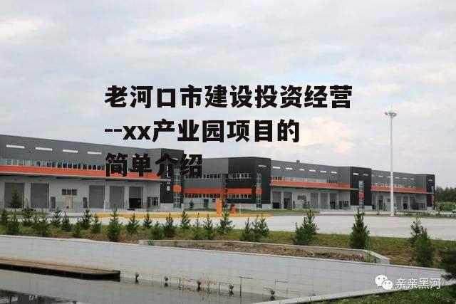 老河口市建设投资经营--xx产业园项目的简单介绍