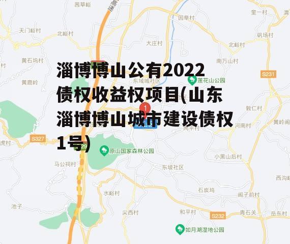 淄博博山公有2022债权收益权项目(山东淄博博山城市建设债权1号)