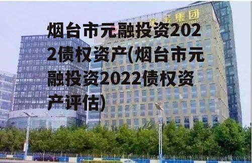 烟台市元融投资2022债权资产(烟台市元融投资2022债权资产评估)