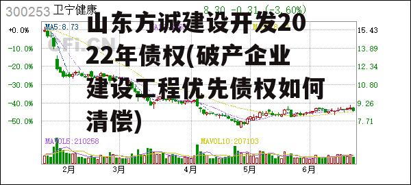 山东方诚建设开发2022年债权(破产企业建设工程优先债权如何清偿)