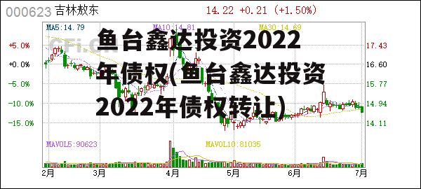 鱼台鑫达投资2022年债权(鱼台鑫达投资2022年债权转让)