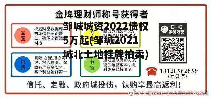 邹城城资2022债权5万起(邹城2021城北土地挂牌拍卖)