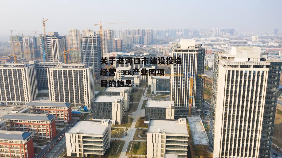 关于老河口市建设投资经营--xx产业园项目的信息