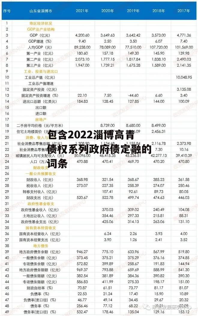 包含2022淄博高青债权系列政府债定融的词条