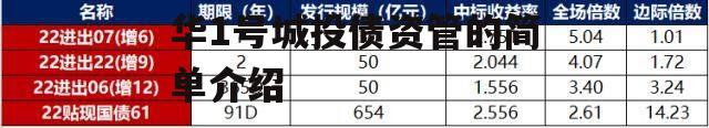 国企CA基金专户～芳华1号城投债资管的简单介绍