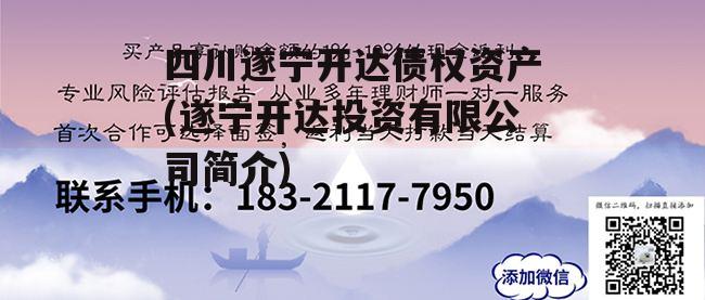 四川遂宁开达债权资产(遂宁开达投资有限公司简介)