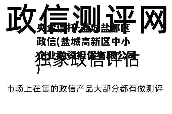 央企信托-盐城盐都区政信(盐城高新区中小企业融资担保有限公司)