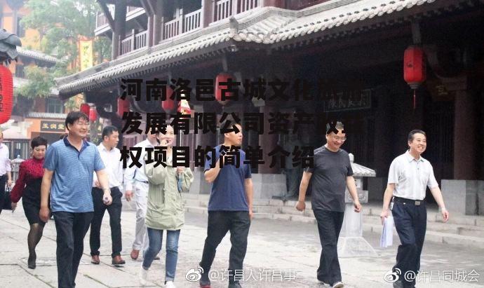 河南洛邑古城文化旅游发展有限公司资产收益权项目的简单介绍