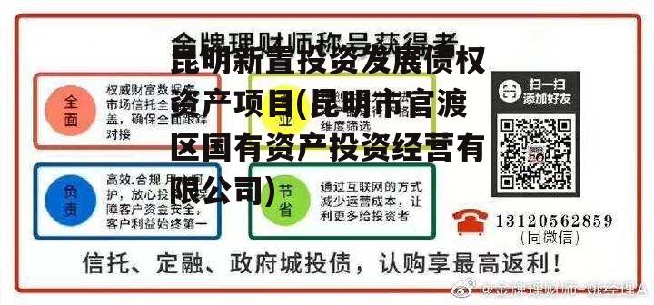 昆明新置投资发展债权资产项目(昆明市官渡区国有资产投资经营有限公司)