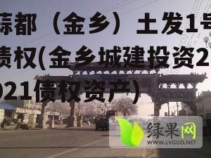 蒜都（金乡）土发1号债权(金乡城建投资2021债权资产)