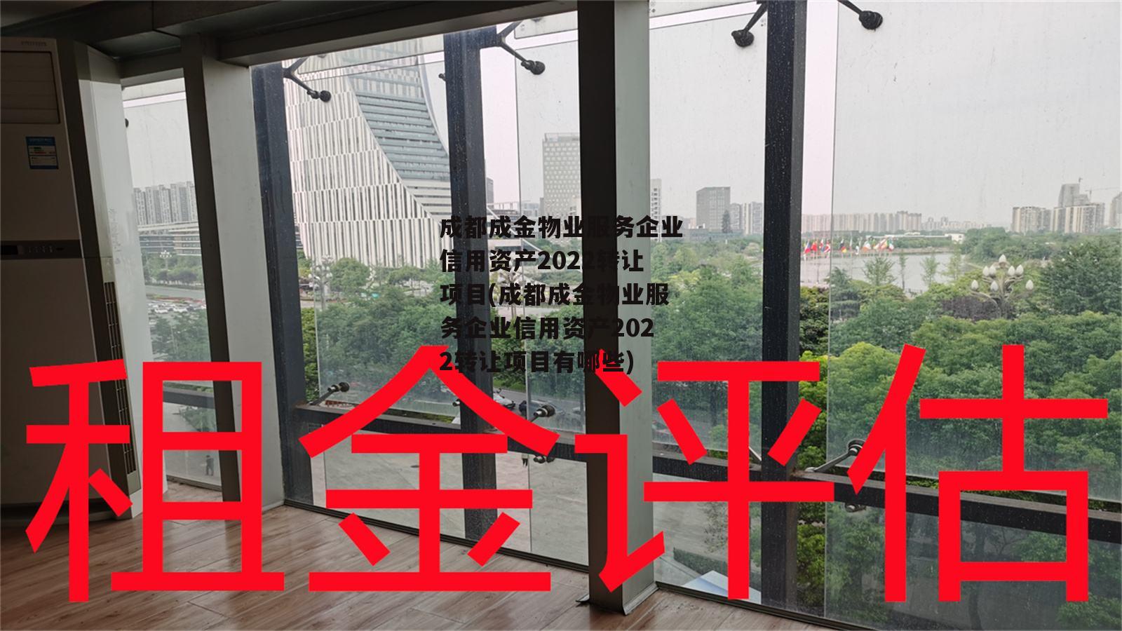 成都成金物业服务企业信用资产2022转让项目(成都成金物业服务企业信用资产2022转让项目有哪些)