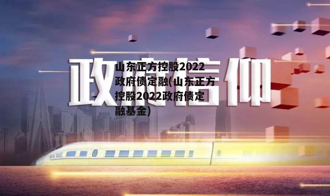 山东正方控股2022政府债定融(山东正方控股2022政府债定融基金)