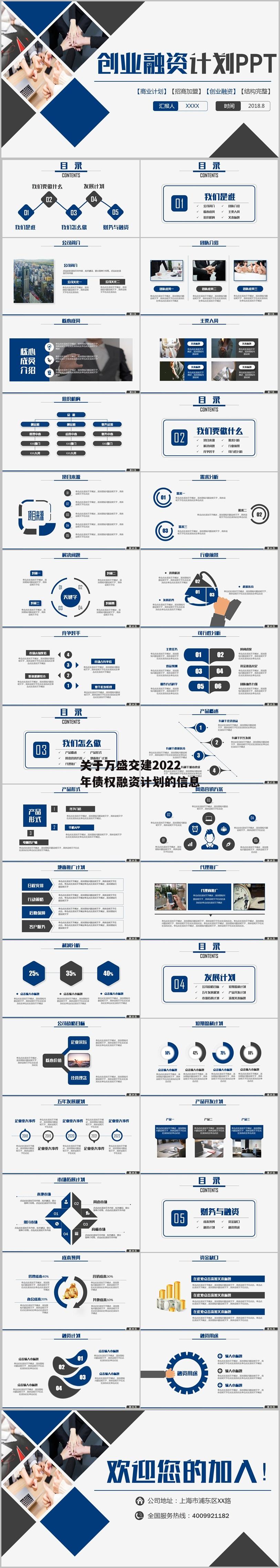 关于万盛交建2022年债权融资计划的信息