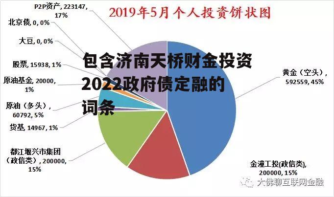 包含济南天桥财金投资2022政府债定融的词条