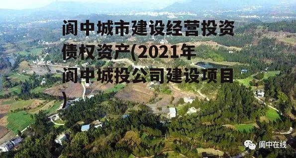 阆中城市建设经营投资债权资产(2021年阆中城投公司建设项目)