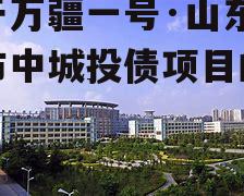 关于万疆一号·山东济宁市中城投债项目的信息