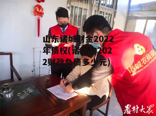 山东诸城财金2022年债权(诸城市2022财政负债多少元)