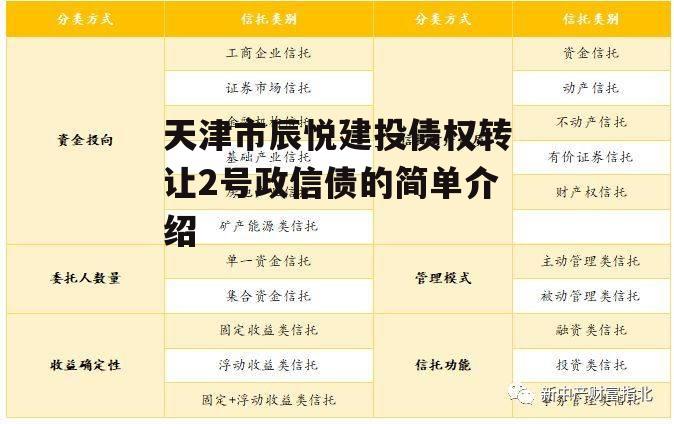 天津市辰悦建投债权转让2号政信债的简单介绍