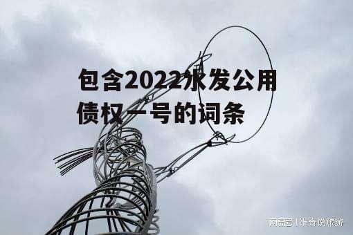 包含2022水发公用债权一号的词条