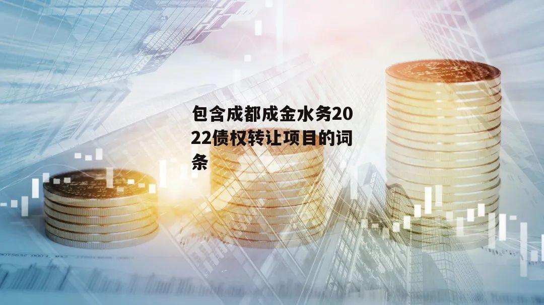 包含成都成金水务2022债权转让项目的词条