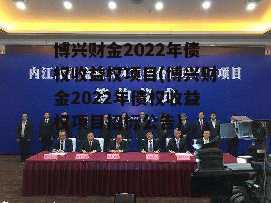 博兴财金2022年债权收益权项目(博兴财金2022年债权收益权项目招标公告)