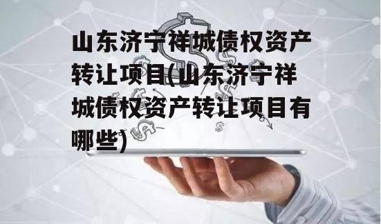 山东济宁祥城债权资产转让项目(山东济宁祥城债权资产转让项目有哪些)