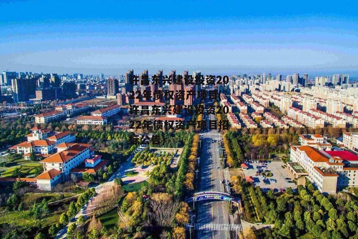 许昌东兴建设投资2022年债权资产项目(许昌东兴建设投资2022年债权资产项目招标公告)