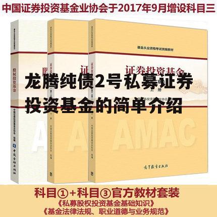 龙腾纯债2号私募证券投资基金的简单介绍