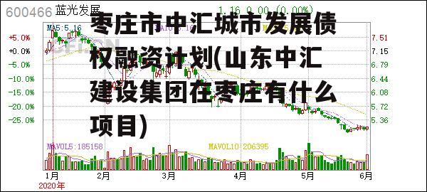 枣庄市中汇城市发展债权融资计划(山东中汇建设集团在枣庄有什么项目)