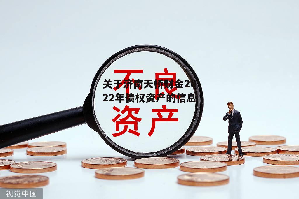 关于济南天桥财金2022年债权资产的信息